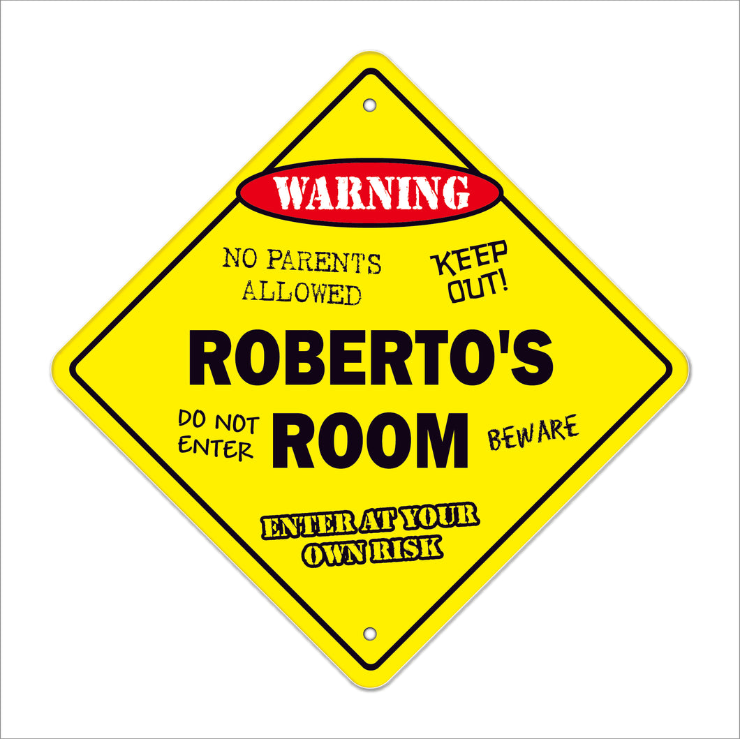 Roberto's Room Sign