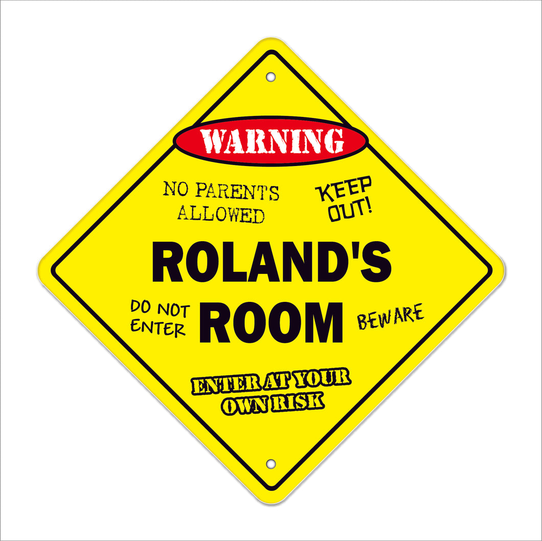 Roland's Room Sign