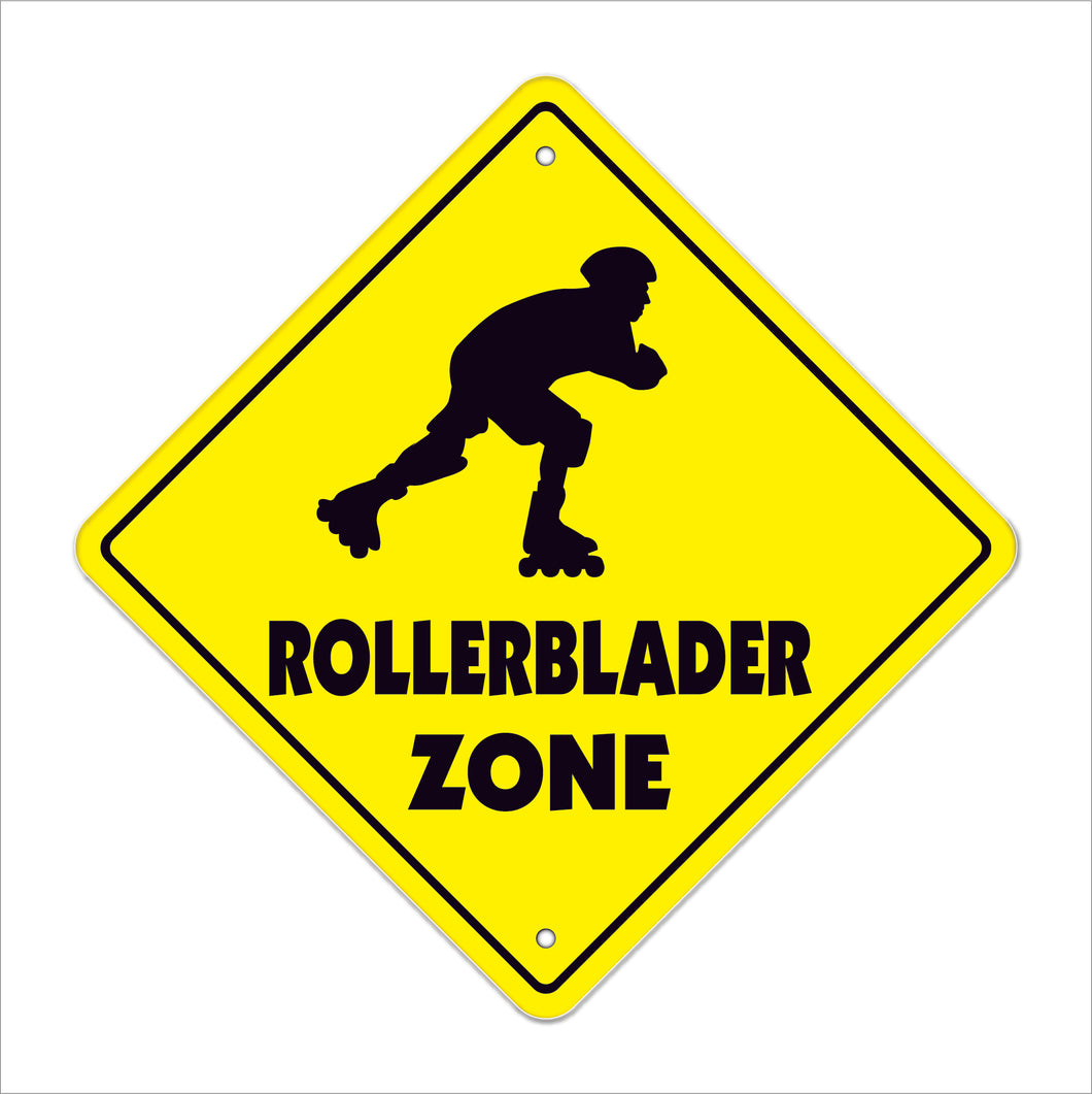 Rollerblade Crossing Sign