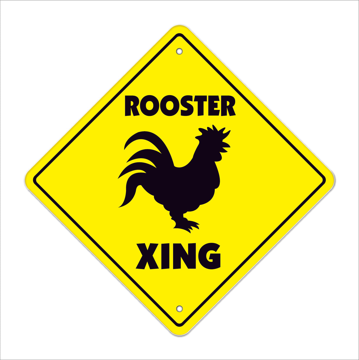 Rooster Crossing Sign