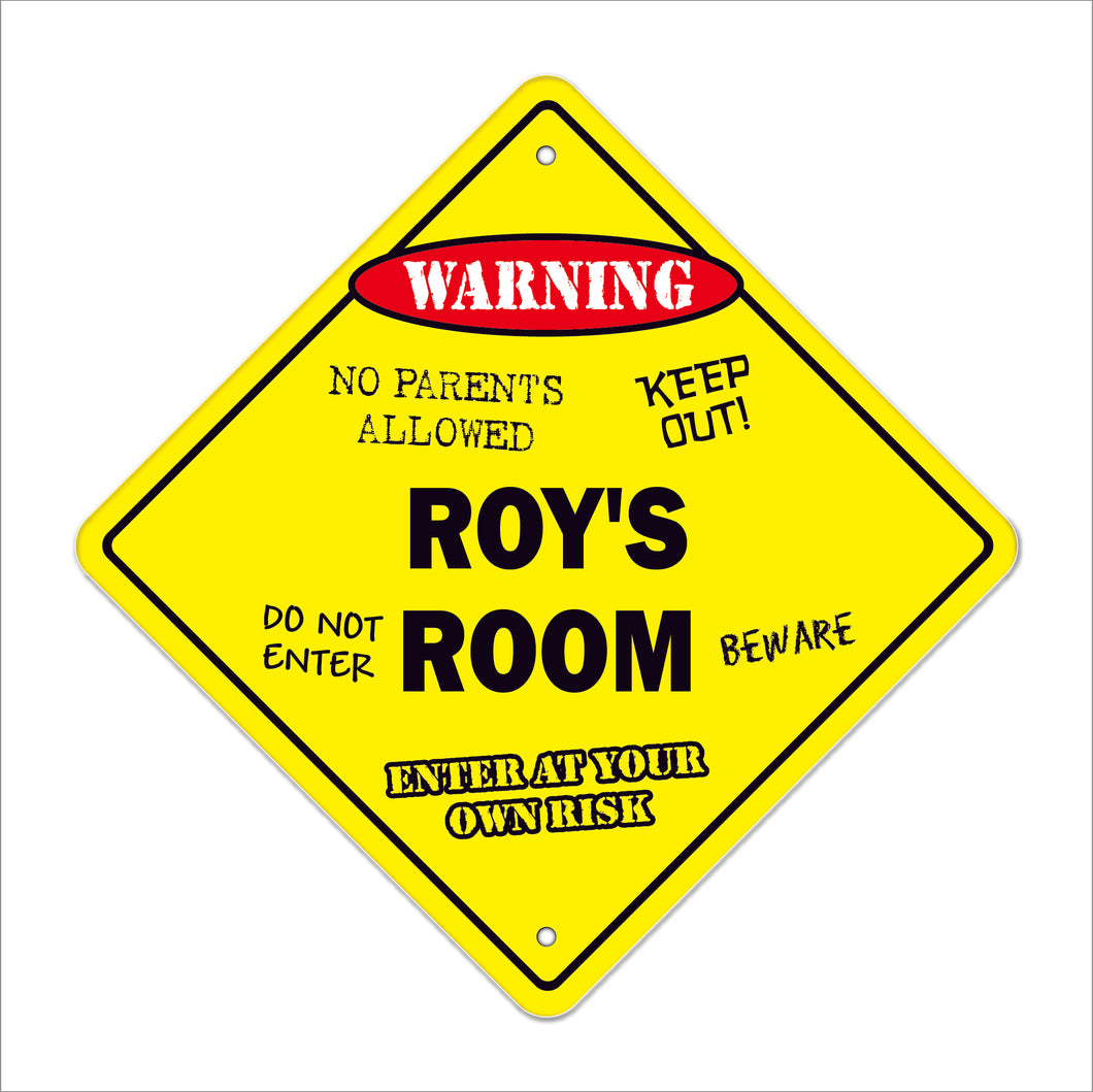 Roy's Room Sign