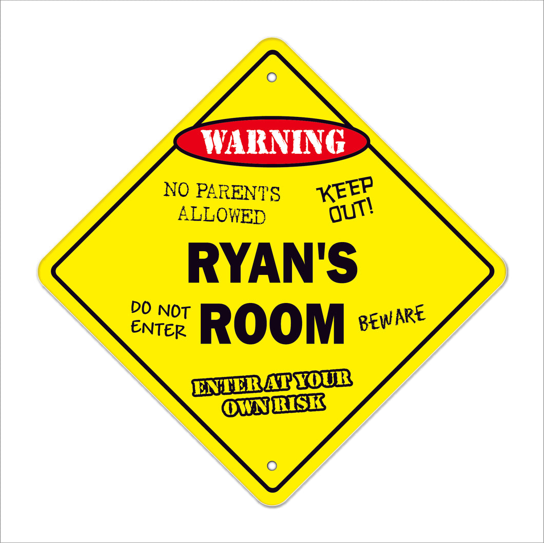 Ryan's Room Sign