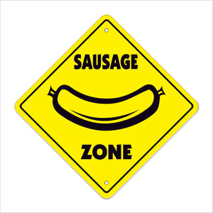 Sausage Crossing Sign