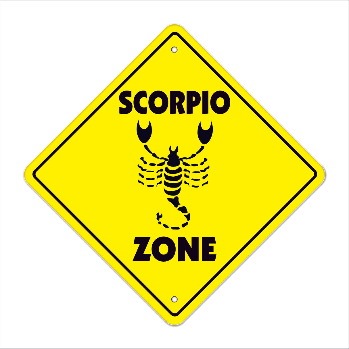 Scorpio Crossing Sign