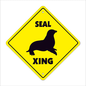 Seal Crossing Sign
