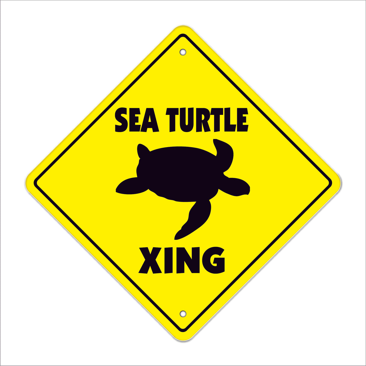 Sea Turtle Crossing Sign