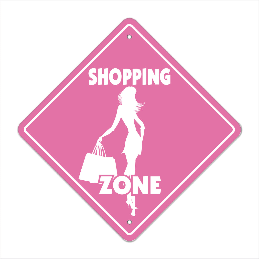 Shopping Crossing Sign