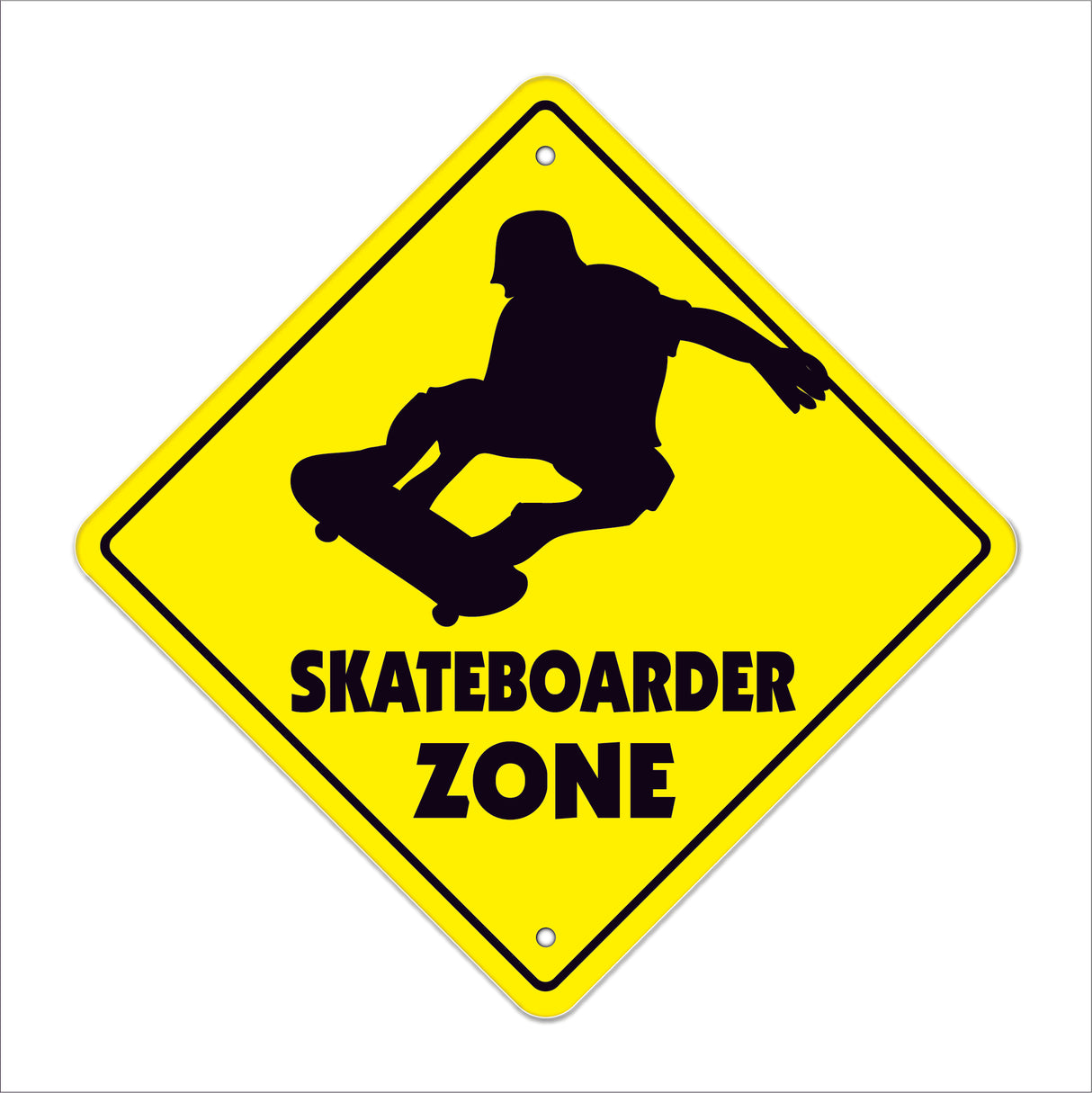 Skateboarder Crossing Sign
