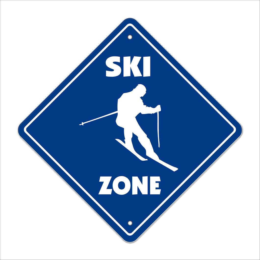 Ski Crossing Sign