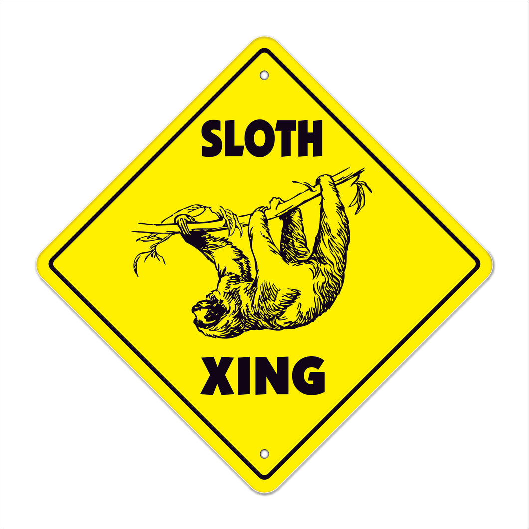 Sloth Crossing Sign