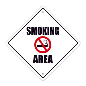 Smoking Crossing Sign