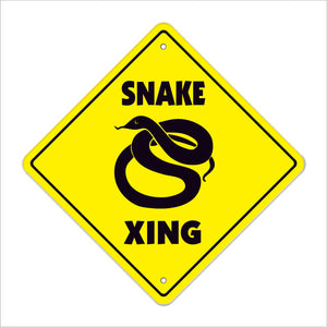 Snake Crossing Sign