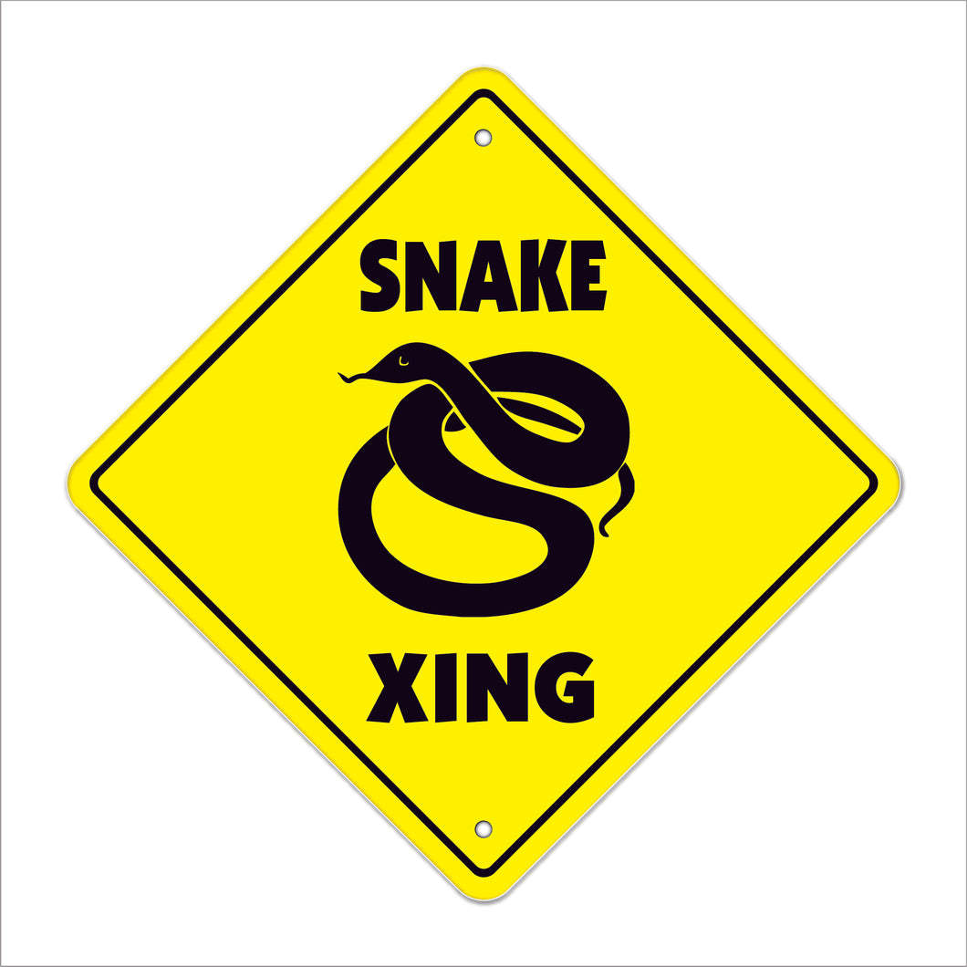 Snake Crossing Sign