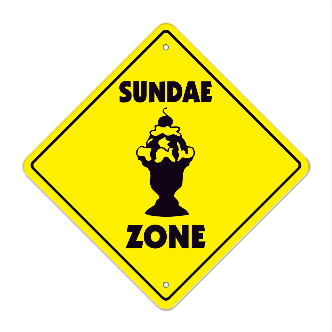 Sundae Crossing Sign
