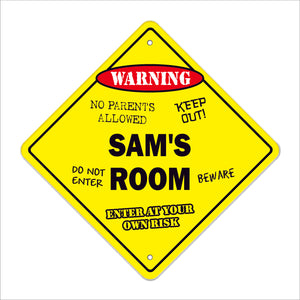 Sam's Room Sign
