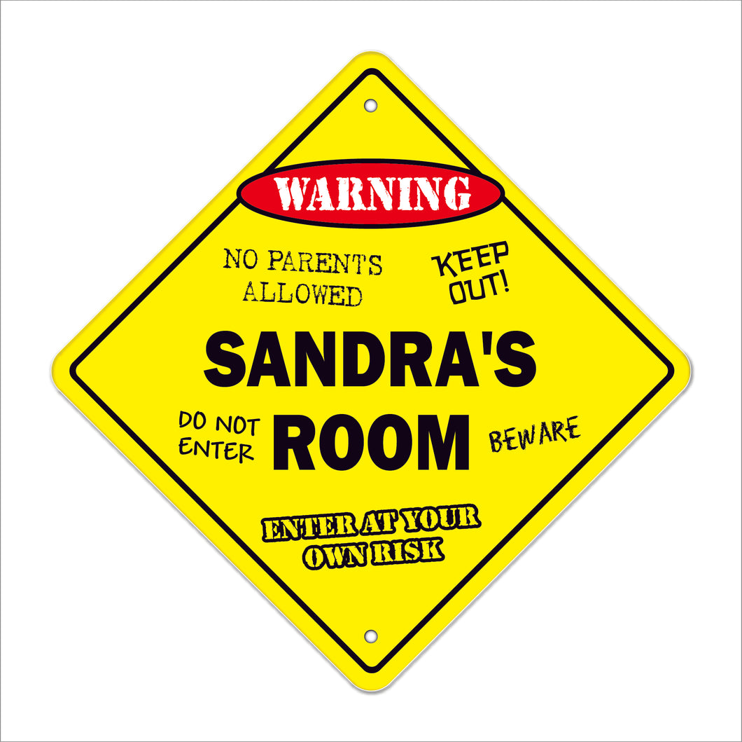 Sandra's Room Sign