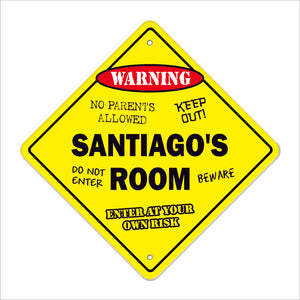 Santiago's Room Sign