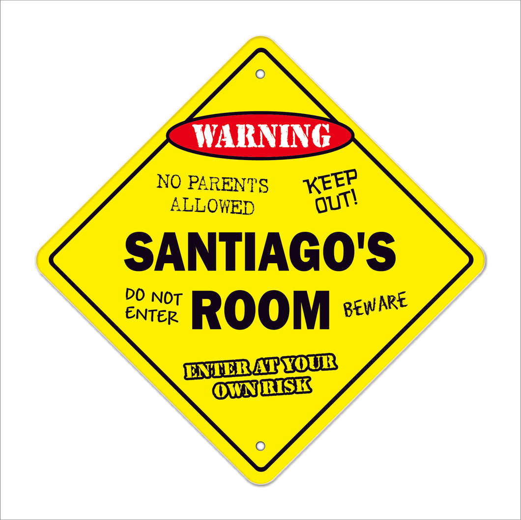 Santiago's Room Sign