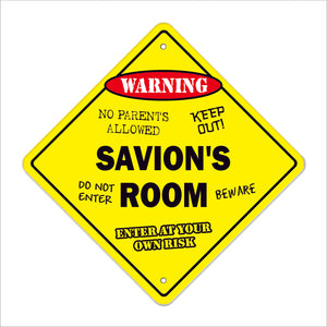 Savion's Room Sign