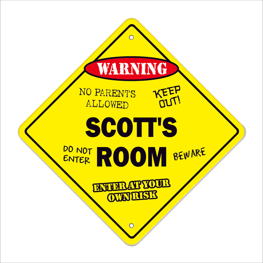 Scott's Room Sign