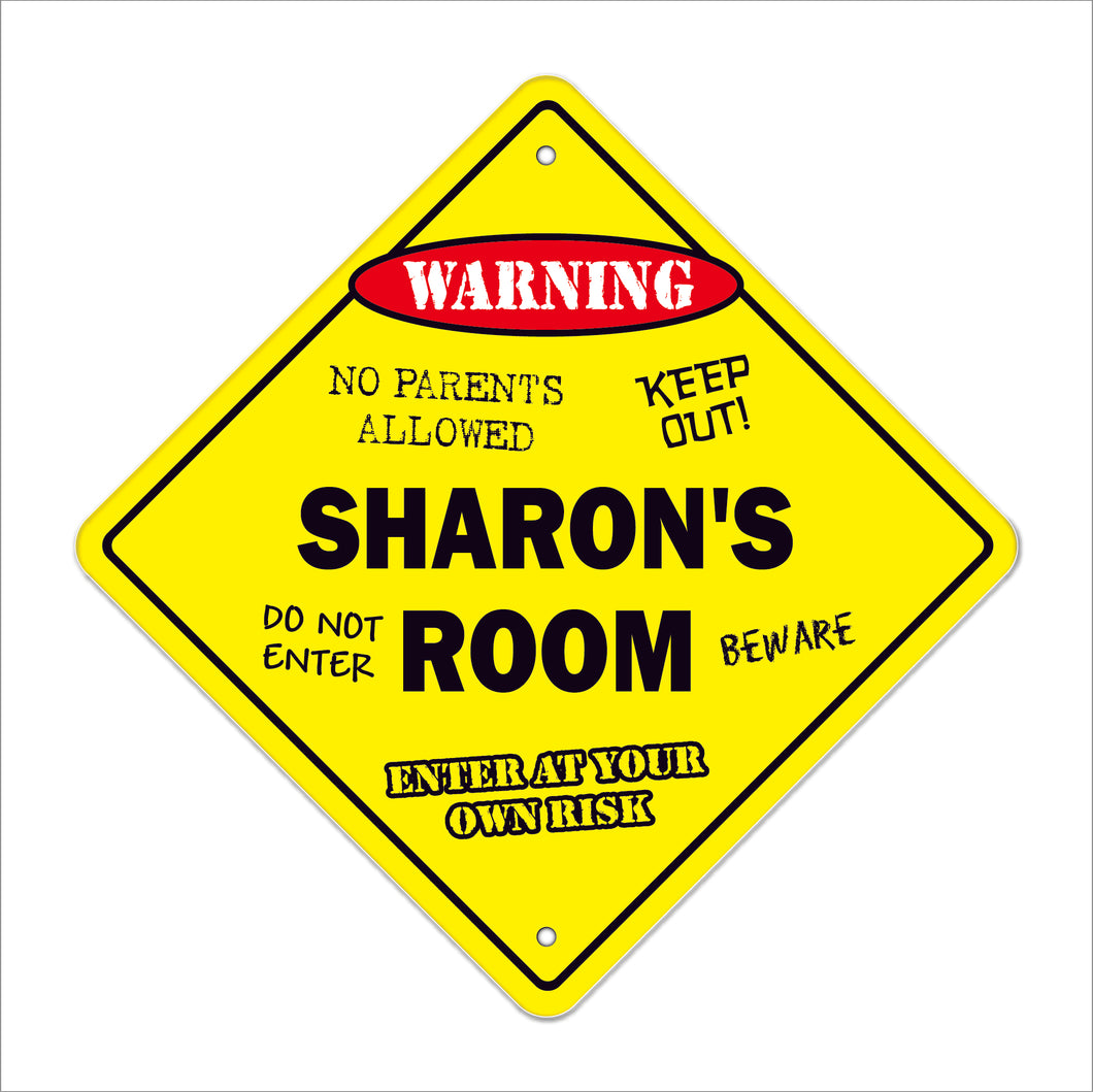 Sharon's Room Sign