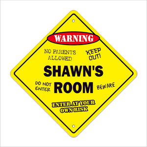 Shawn's Room Sign