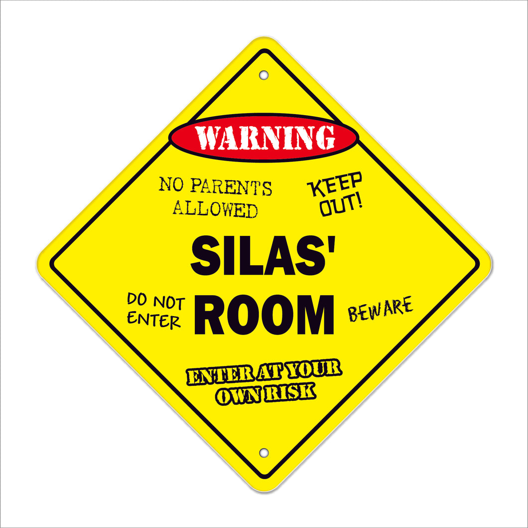 Silas' Room Sign