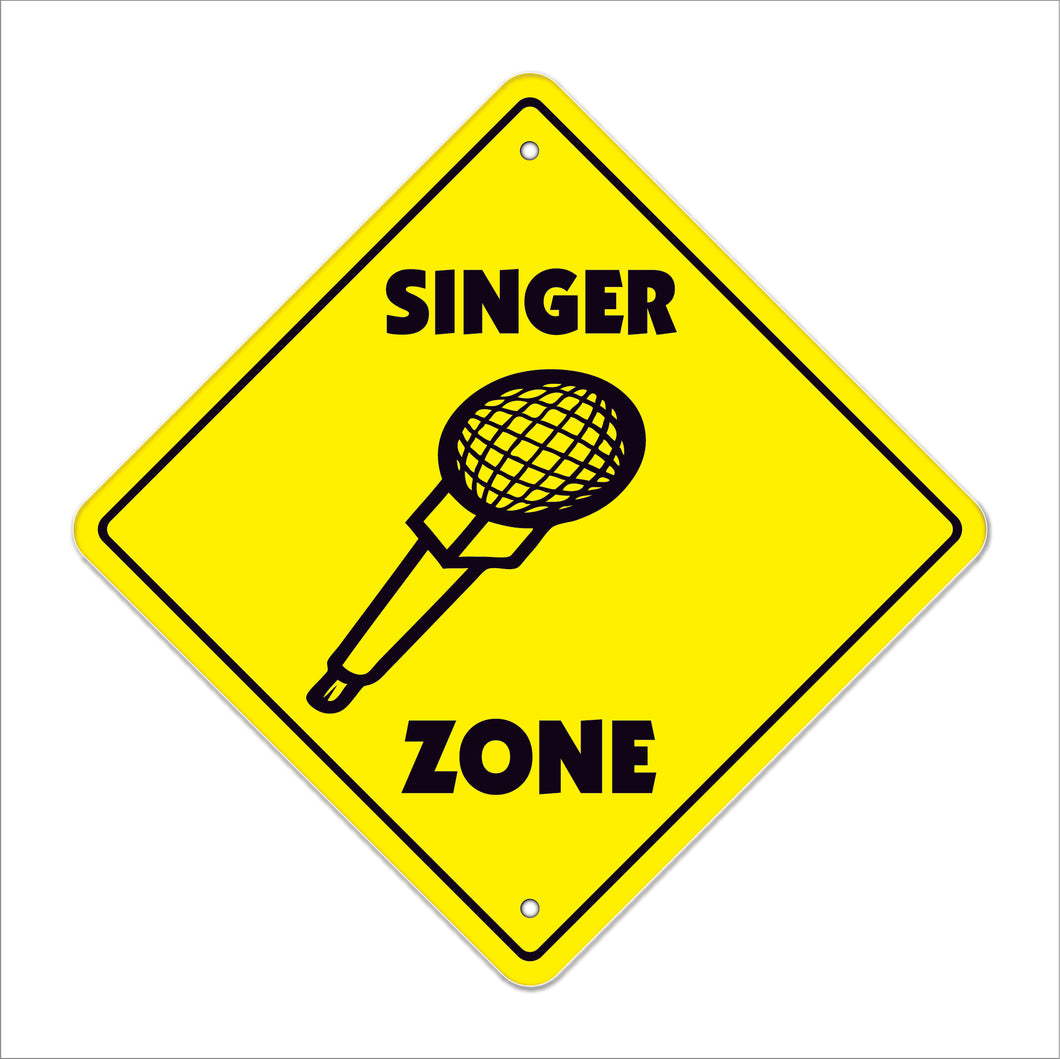 Singer Crossing Sign