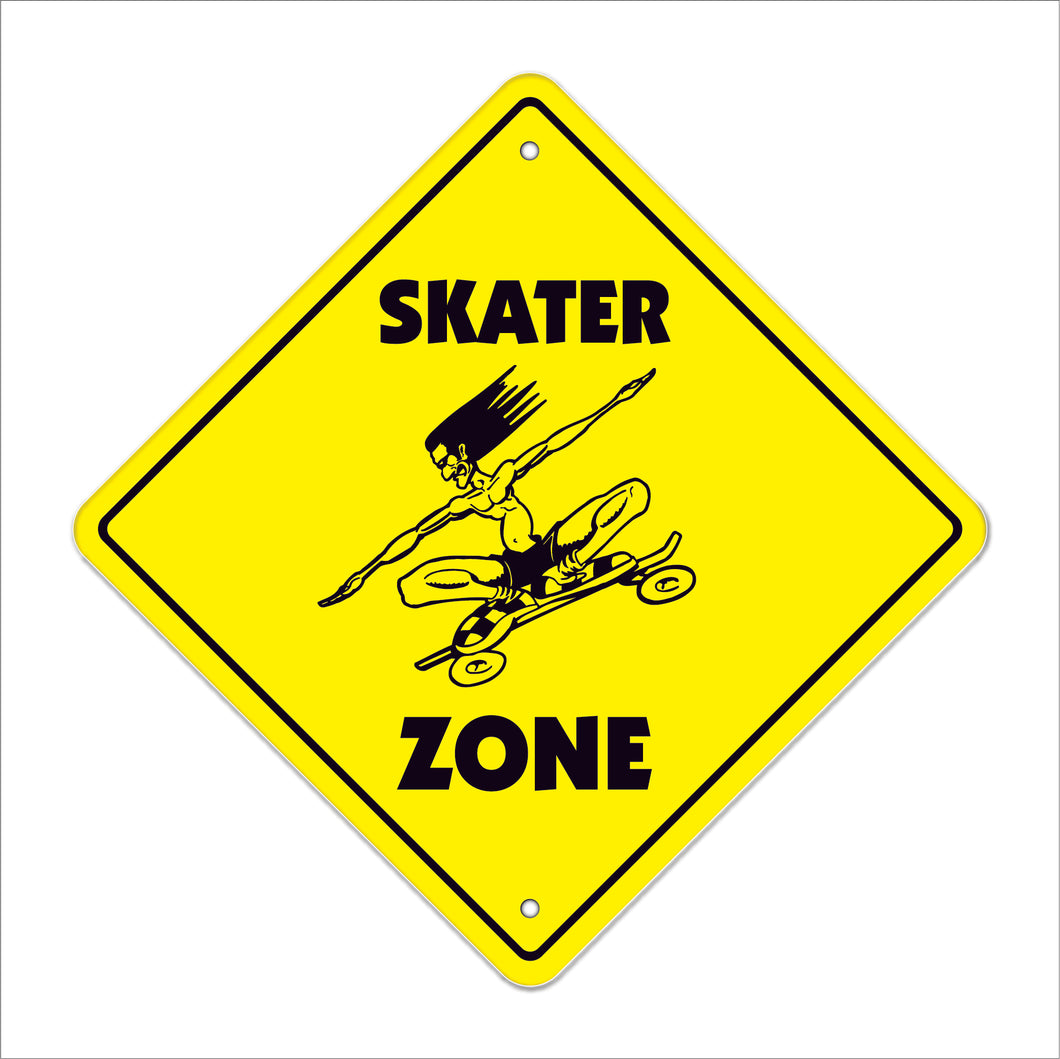 Skater Crossing Sign