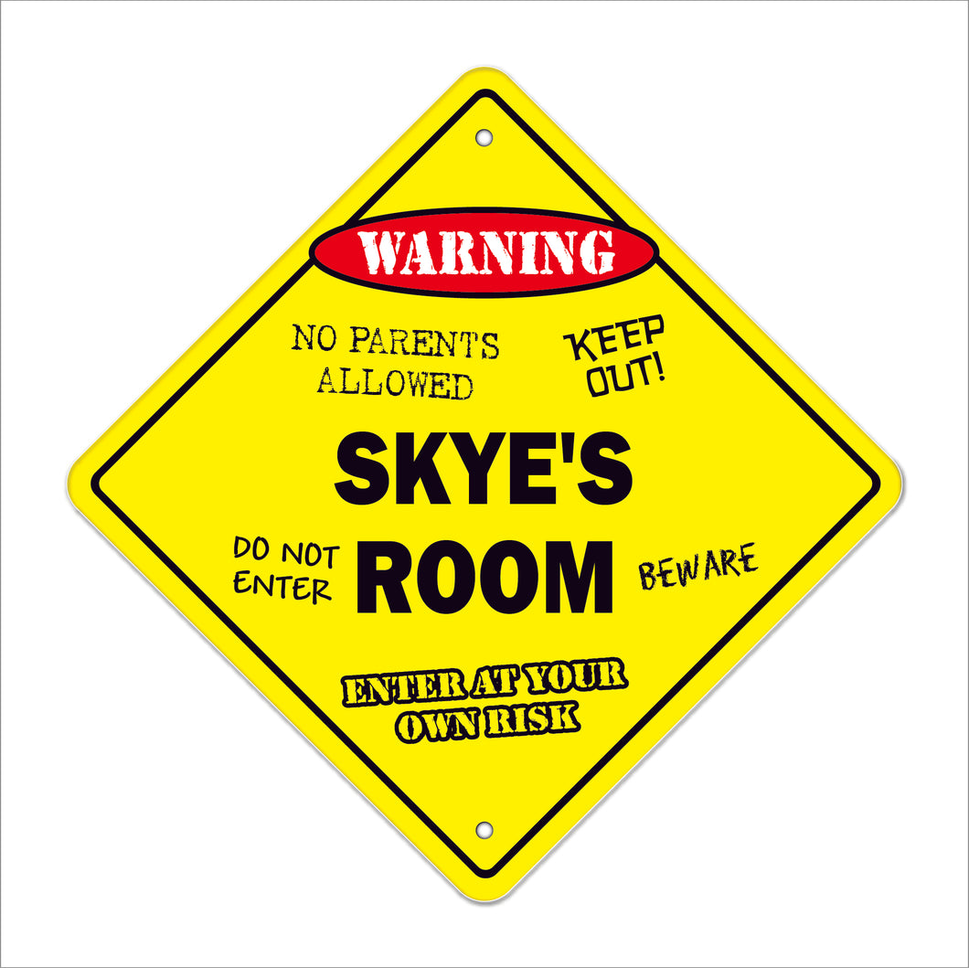 Skye's Room Sign