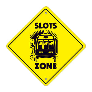 Slots Crossing Sign