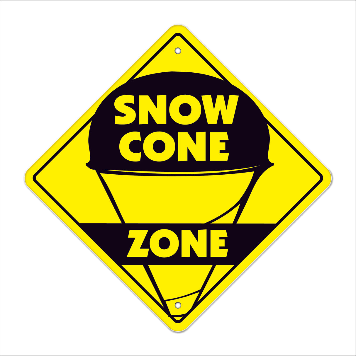 Snow Cone Crossing Sign