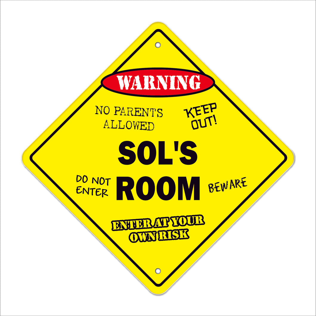 Sol's Room Sign