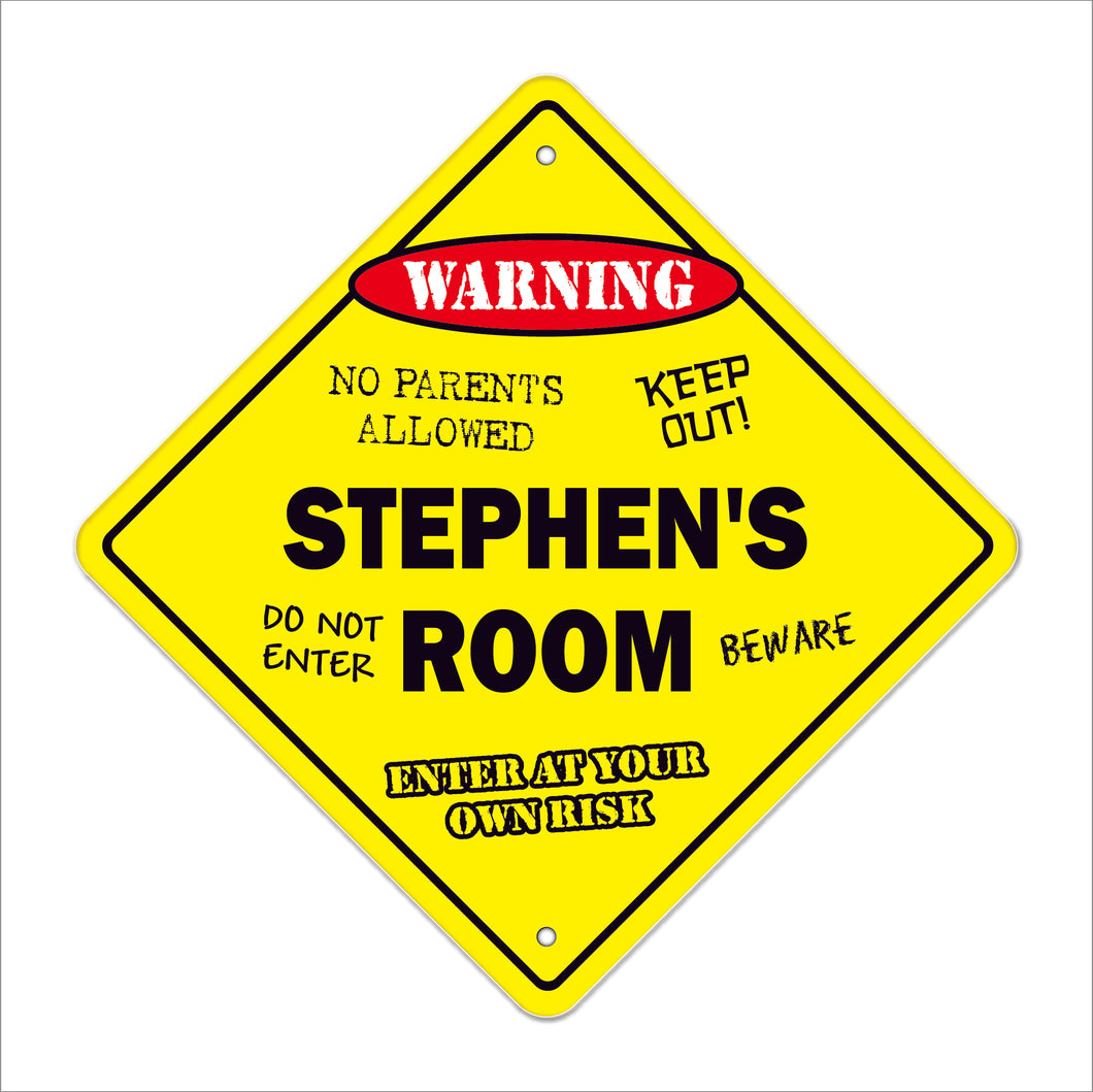 Stephen's Room Sign