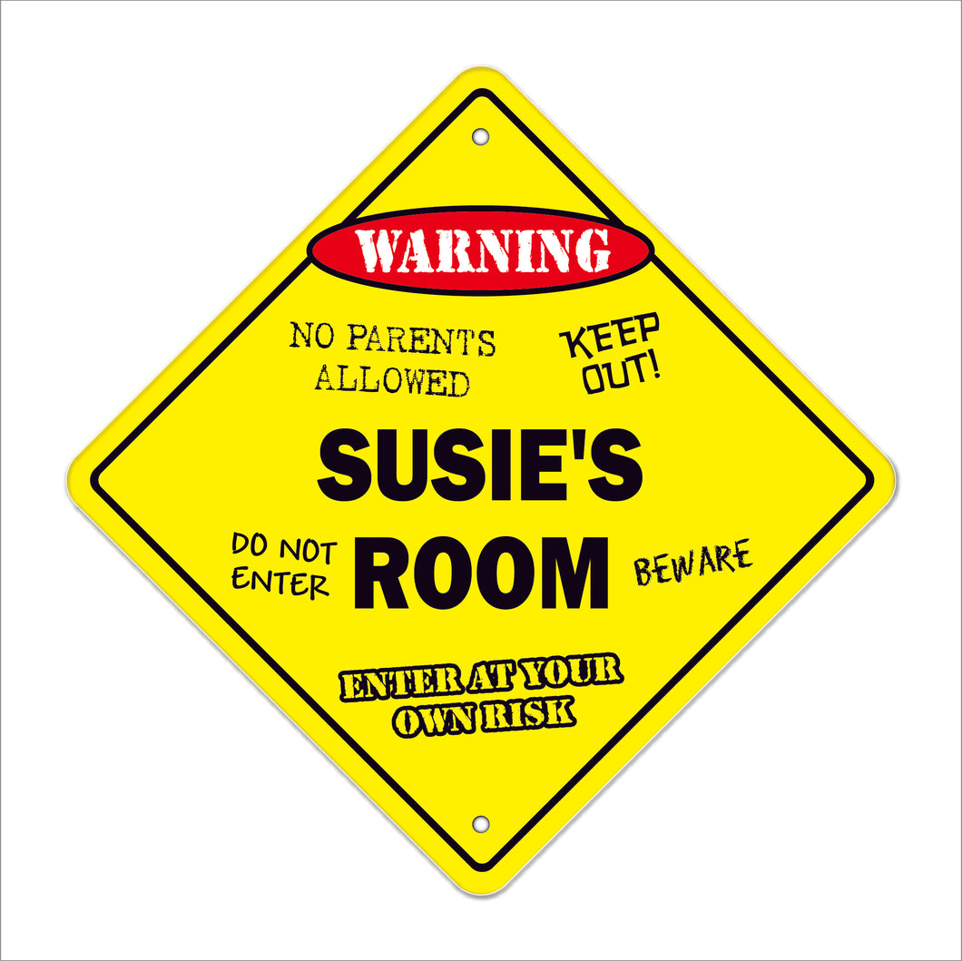 Susie's Room Sign