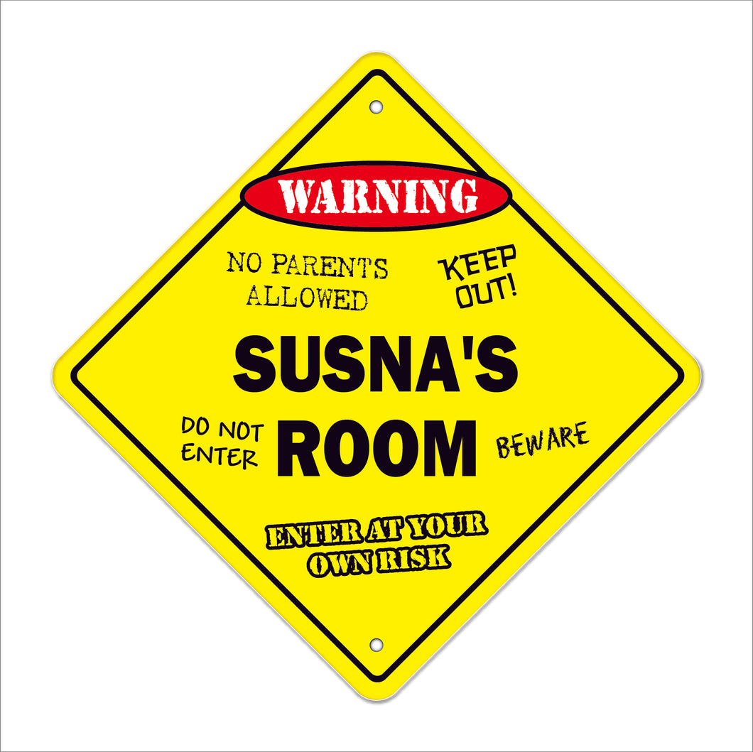 Susna's Room Sign