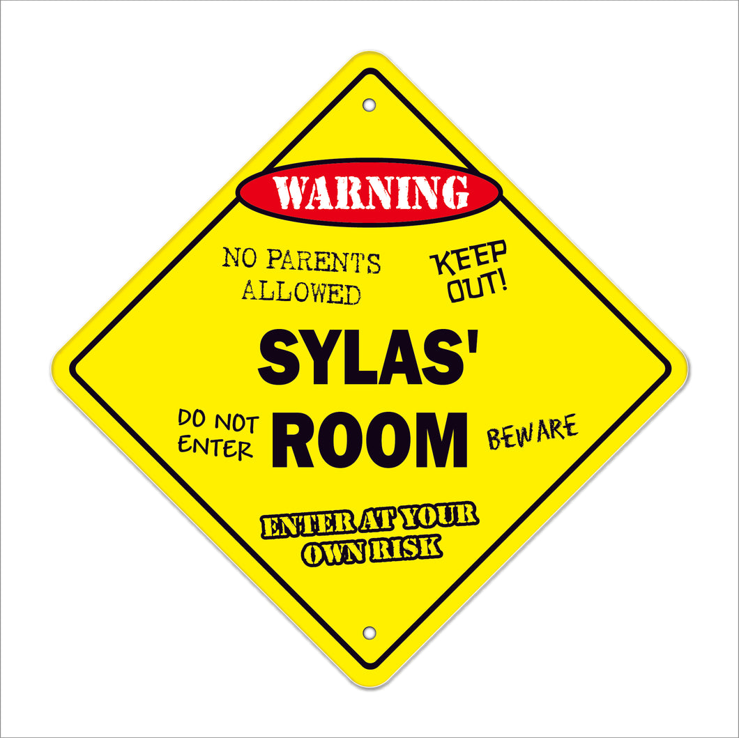 Sylas' Room Sign