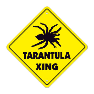 Tarantula Crossing Sign