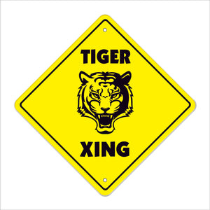 Tiger Crossing Sign