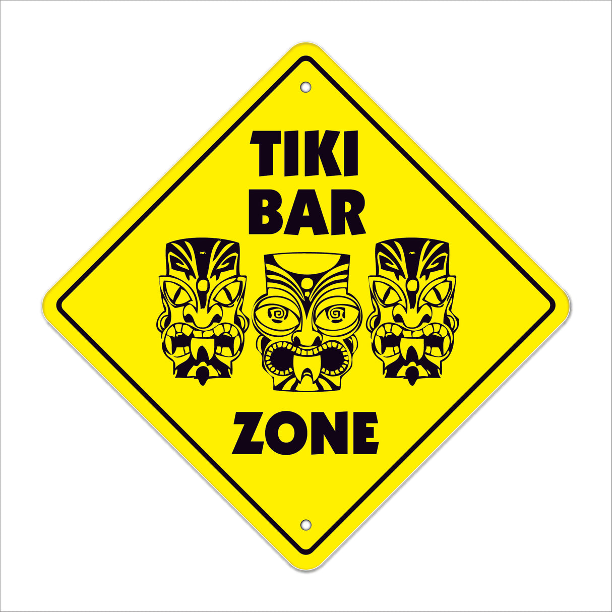 Tiki Bar Crossing Sign