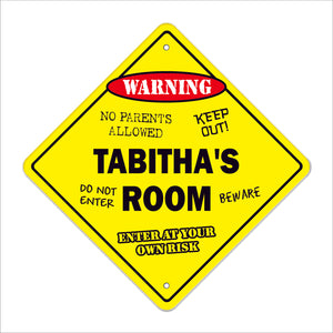 Tabitha's Room Sign