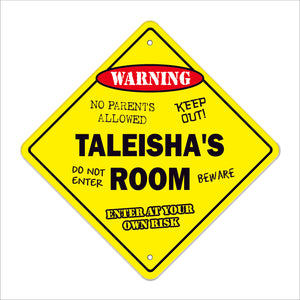 Taleisha's Room Sign