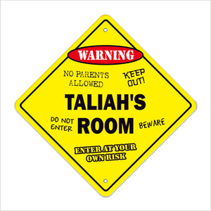 Taliah's Room Sign