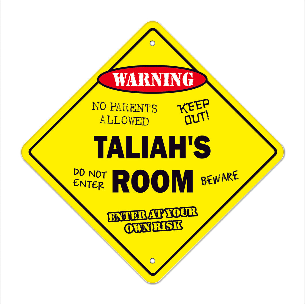 Taliah's Room Sign