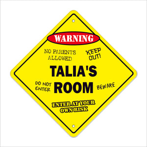 Talia's Room Sign