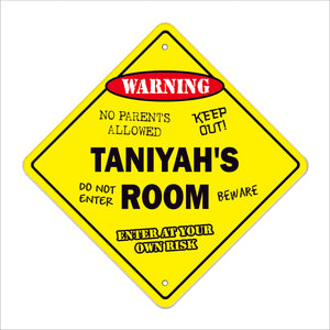 Taniyah's Room Sign