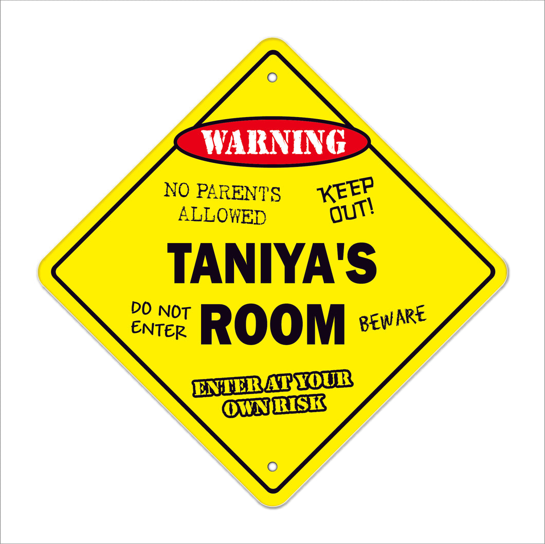 Taniya's Room Sign