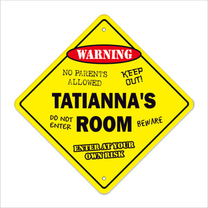 Tatianna's Room Sign