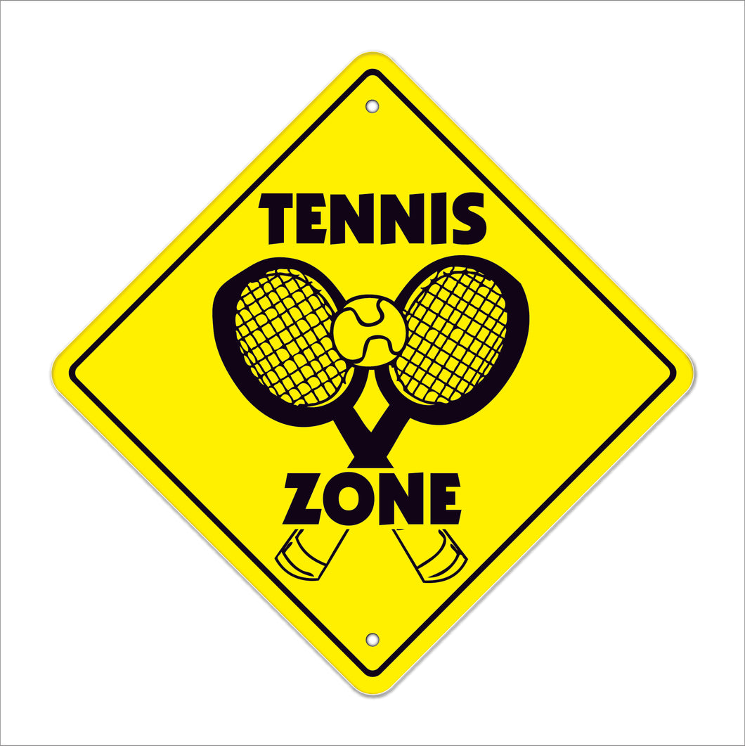 Tennis Crossing Sign