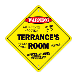 Terrance's Room Sign